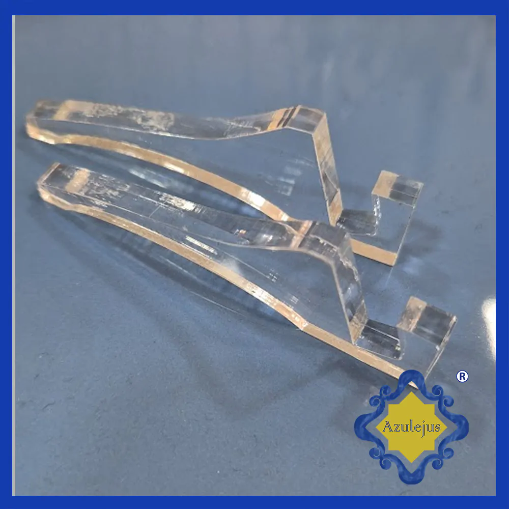 Suporte para Azulejos em Acrílico Transparente