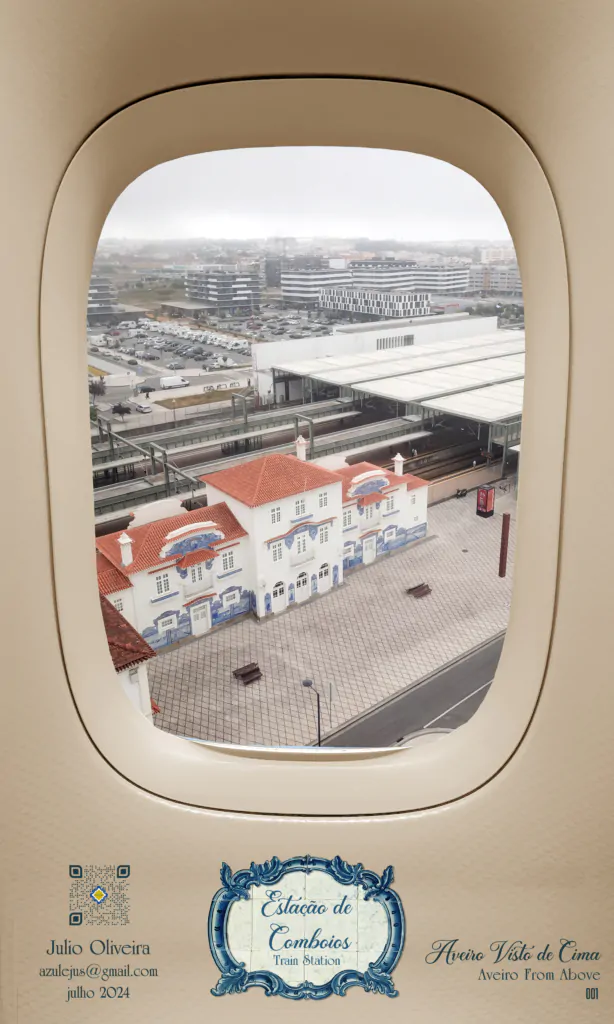 Aveiro visto de Cima - Estação de Comboios